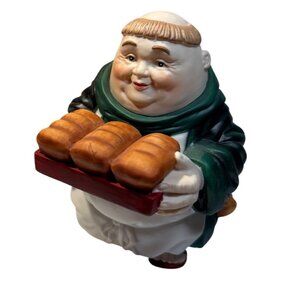 Merry Makers Barnaby the Breadman Figurine Dept 56 Christmas Decor Monk